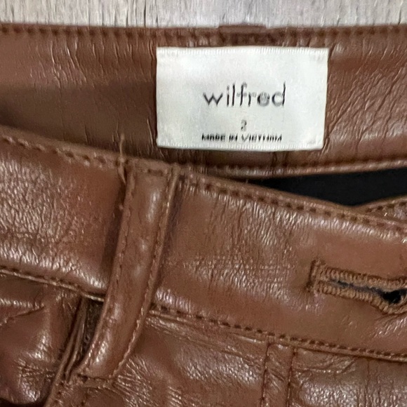 Aritzia Wilfred Melina vegan leather pant. - Picture 2 of 2